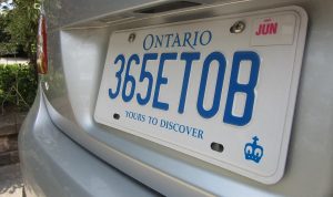 Etobicoke License Plate