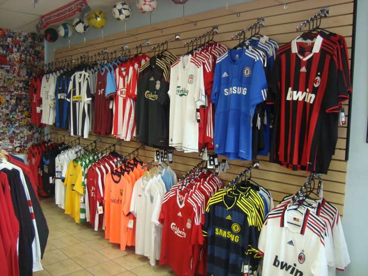soccer jersey store
