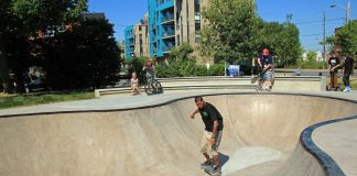Eighth Street Skatepark in Etobicoke
