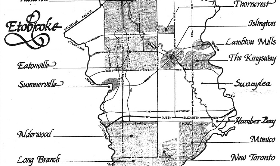 Etobicoke Old Feature Map 
